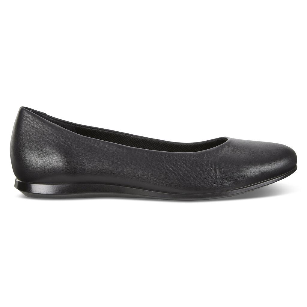 Ecco Touch Womens Ballet Flats In Black Sale - India UBW-537816